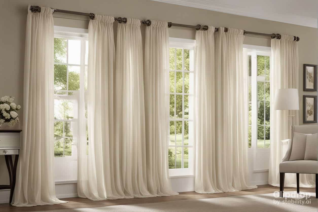 types of curtains - rod pocket curtains-min